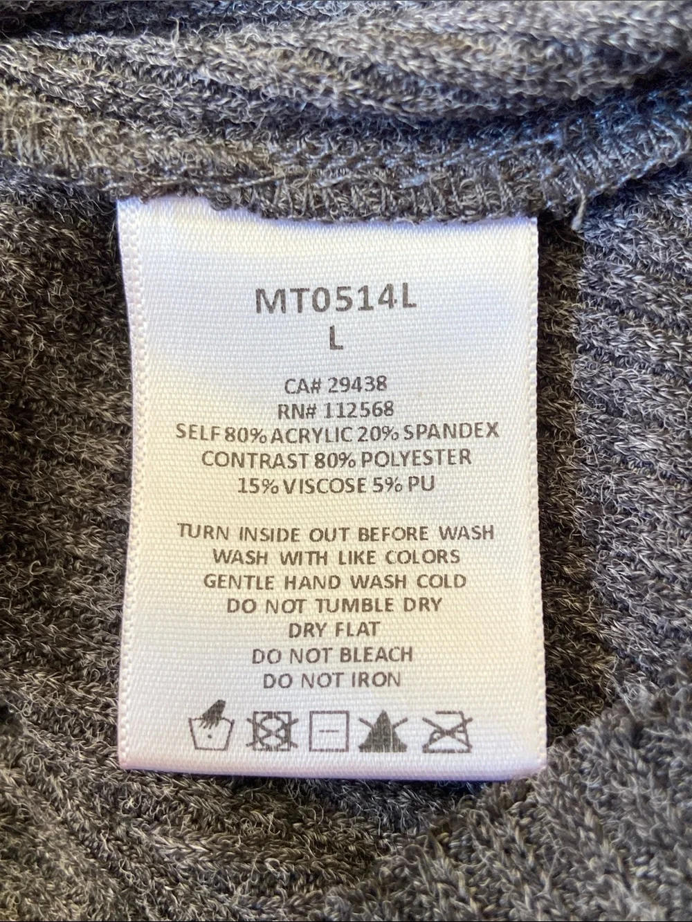 Women’s Miss Me Grey Pullover Sweater, Loose Fit, Bling, Size Large, Stretch